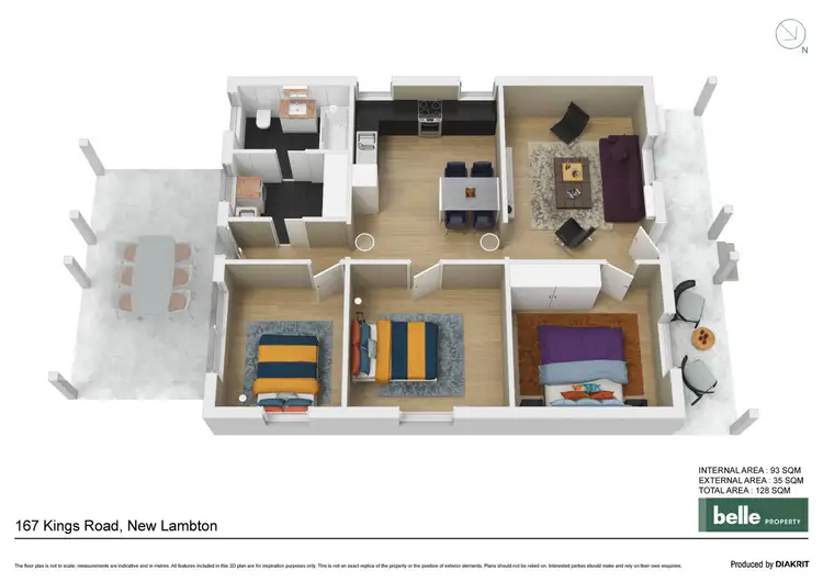 Floorplan of Homely house listing, 167 Kings Road, New Lambton NSW 2305