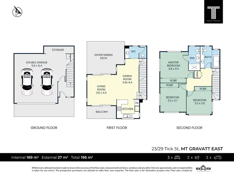 Floorplan of Homely townhouse listing, 23/29 Tick Street, Mount Gravatt East QLD 4122