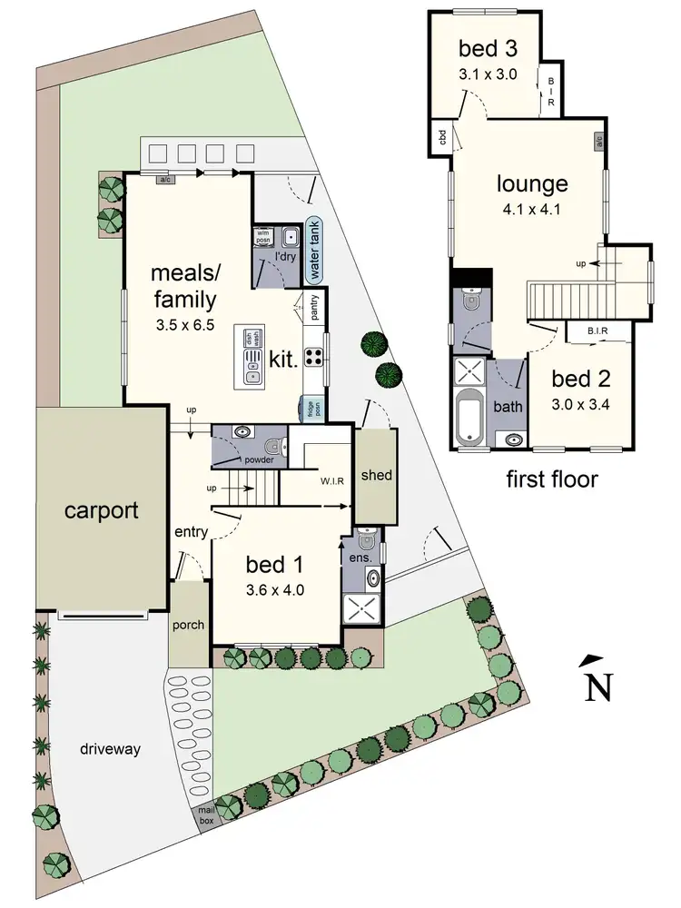 Floorplan of Homely townhouse listing, 4 Glen Dhu Road, Kilsyth VIC 3137