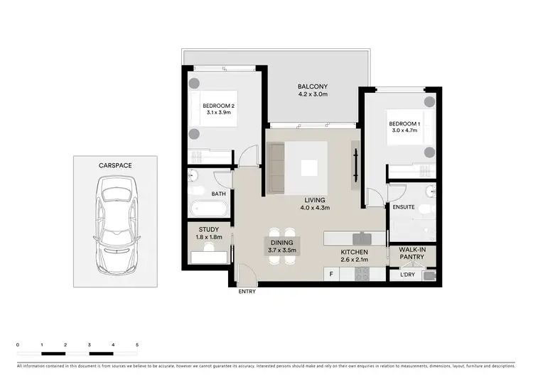 Floorplan of Homely apartment listing, 606/2 Foreshore Boulevard, Woolooware NSW 2230