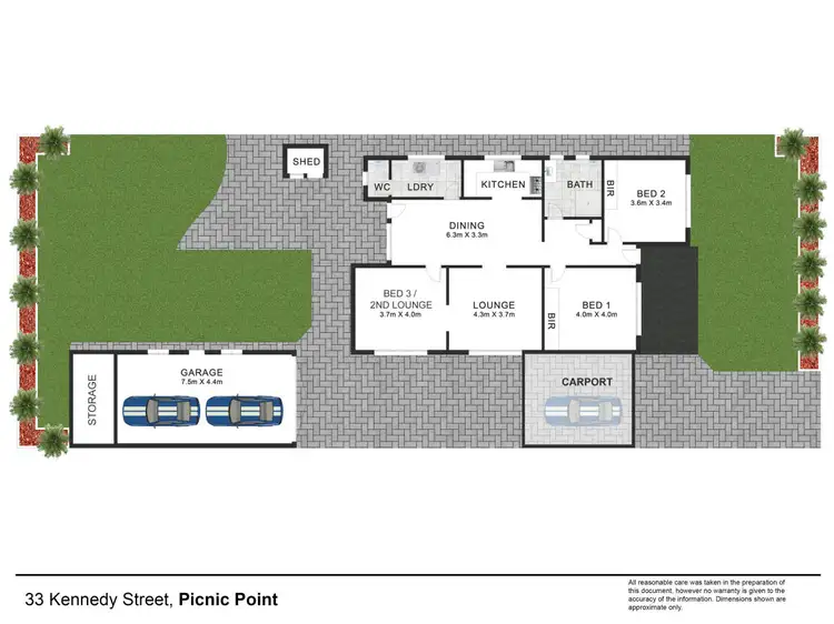 Floorplan of Homely house listing, 33 Kennedy Street, Picnic Point NSW 2213