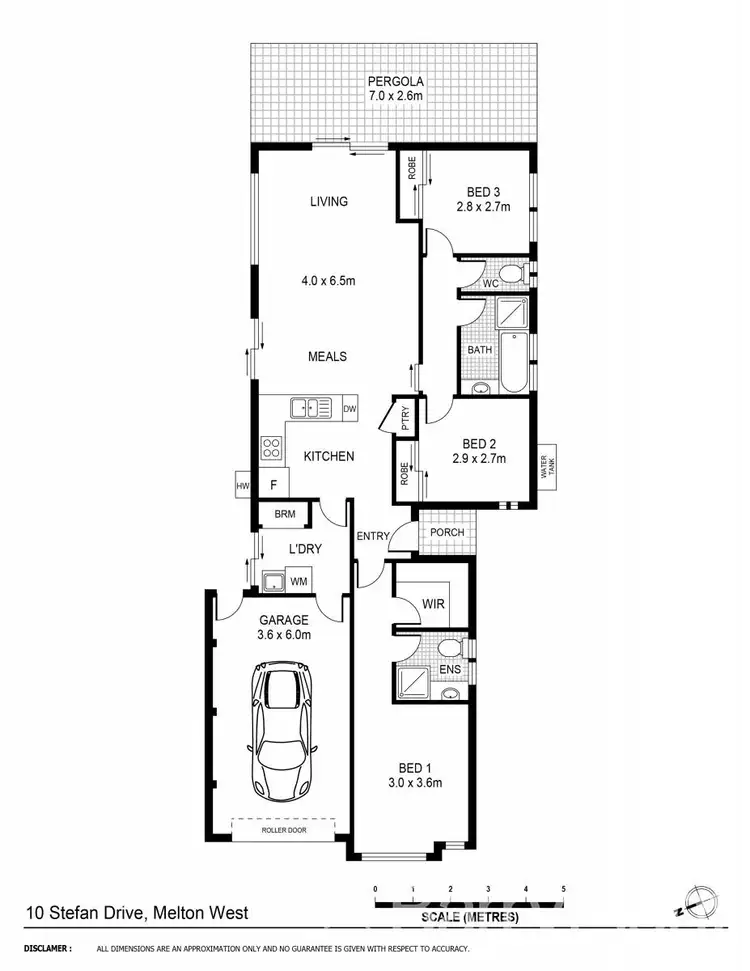 Floorplan of Homely house listing, 10 Stefan Drive, Harkness VIC 3337