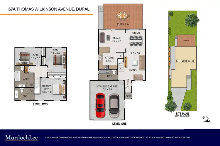 Floorplan of Homely semi-detached listing, 67A Thomas Wilkinson Avenue, Dural NSW 2158