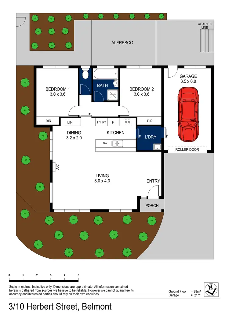 Floorplan of Homely townhouse listing, 3/10 Herbert Street, Belmont VIC 3216
