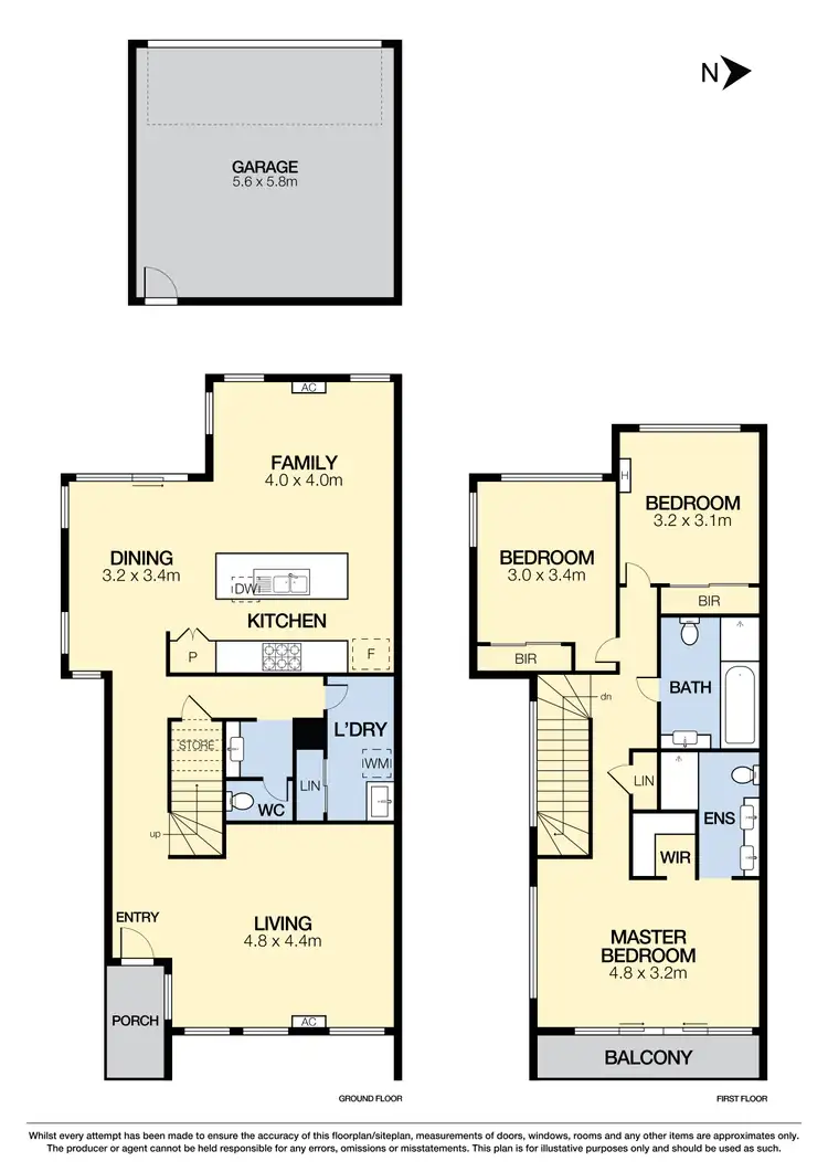 Floorplan of Homely house listing, 322 Boardwalk Boulevard, Point Cook VIC 3030