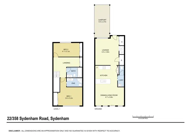 Floorplan of Homely townhouse listing, 22/358 Sydenham Road, Sydenham VIC 3037