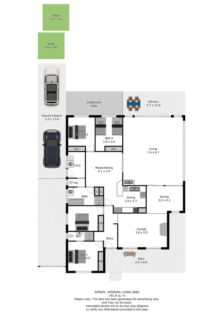Floorplan of Homely house listing, 23 Cook Place, Wodonga VIC 3690