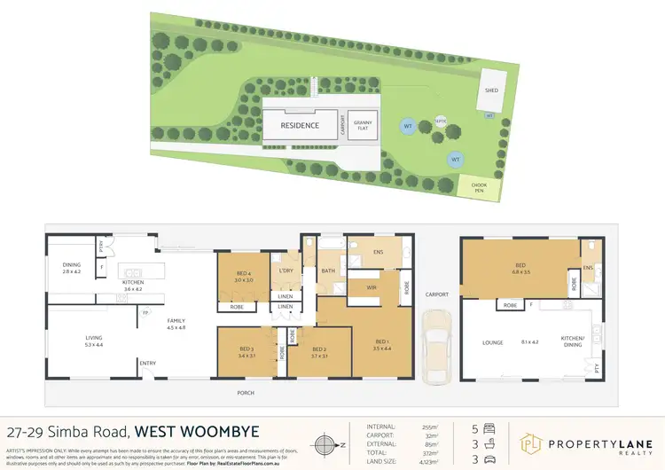 Floorplan of Homely house listing, 27 - 29 Simba Road, West Woombye QLD 4559