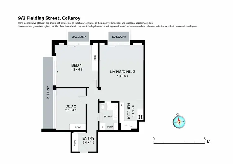 Floorplan of Homely apartment listing, 9/2 Fielding Street, Collaroy NSW 2097