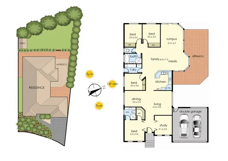 Floorplan of Homely house listing, 2 Buckingham Place, Frankston South VIC 3199