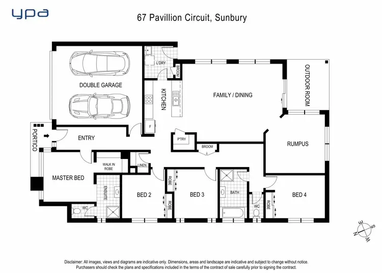 Floorplan of Homely house listing, 67 Pavillion Circuit, Sunbury VIC 3429