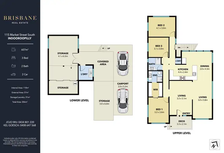 Floorplan of Homely house listing, 115 Market Street, Indooroopilly QLD 4068