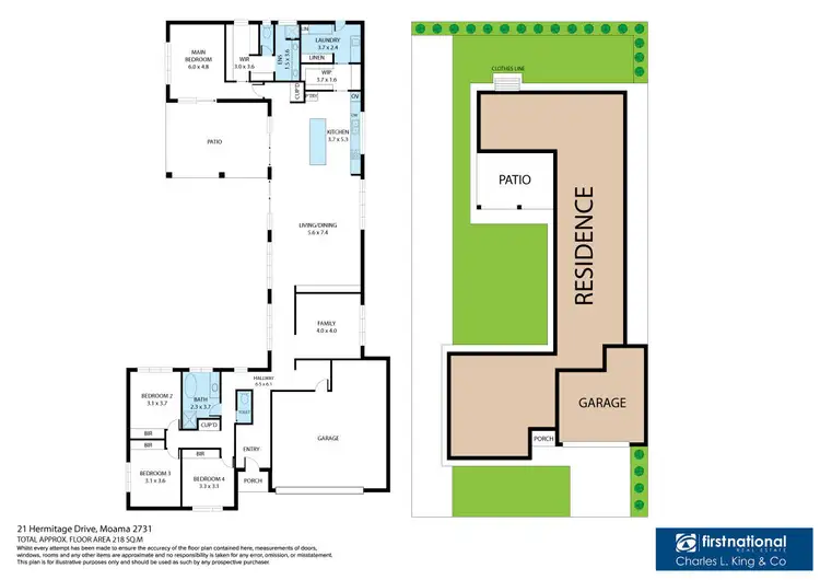Floorplan of Homely land listing, 21 Hermitage Drive, Moama NSW 2731