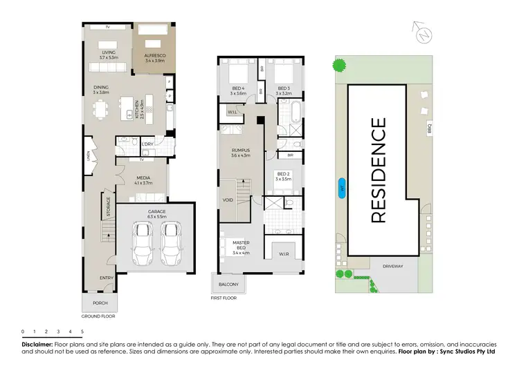 Floorplan of Homely house listing, 4 Faroe Place, Box Hill NSW 2765