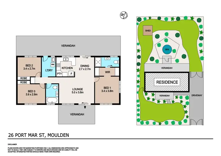Floorplan of Homely house listing, 26 Port Mar Street, Moulden NT 830