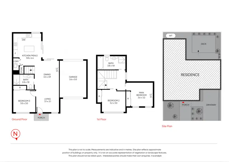Floorplan of Homely townhouse listing, 98 Whitelaw Street, Reservoir VIC 3073