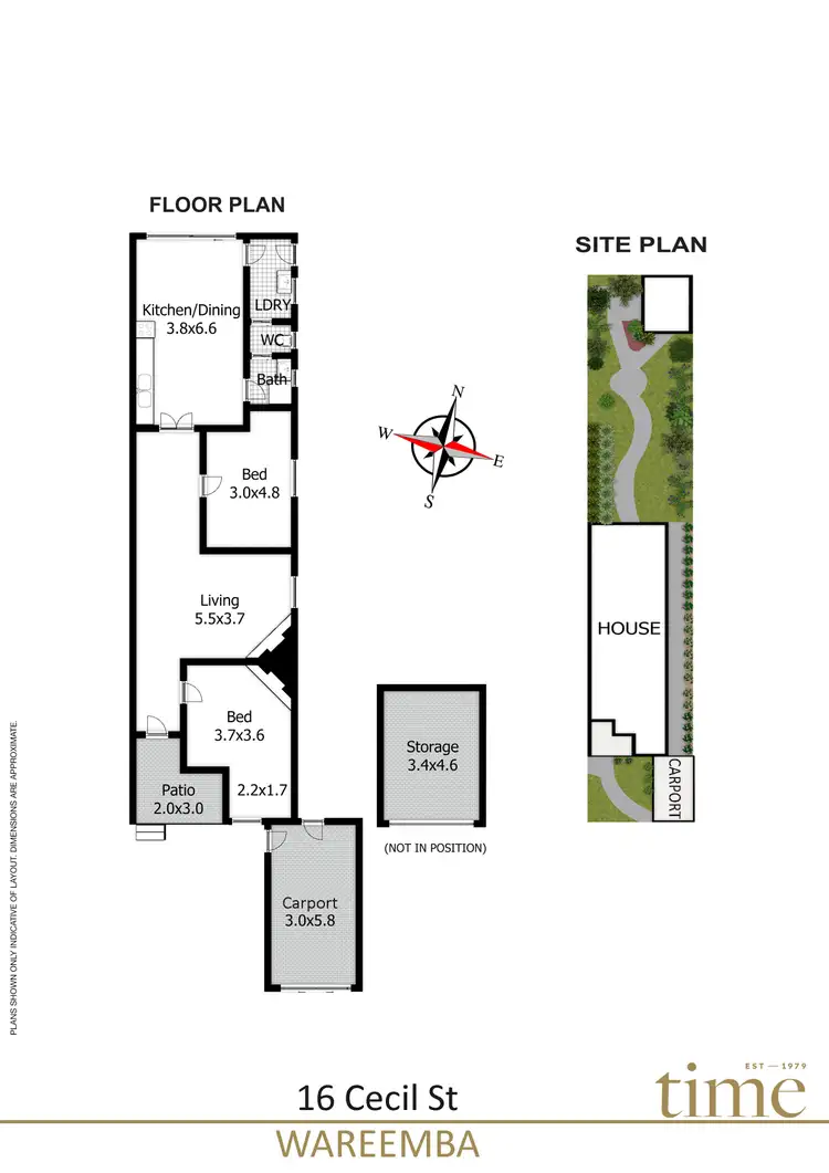 Floorplan of Homely semi-detached listing, 16 Cecil Street, Wareemba NSW 2046