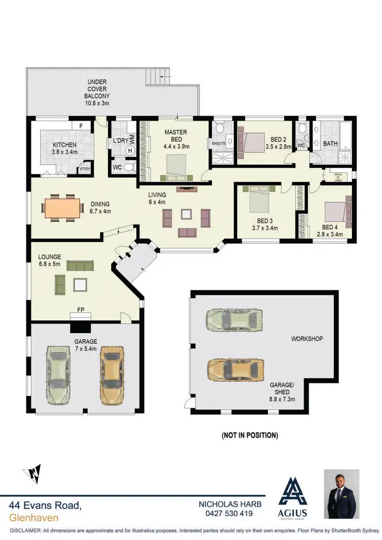 Floorplan of Homely house listing, 44 Evans Road, Glenhaven NSW 2156
