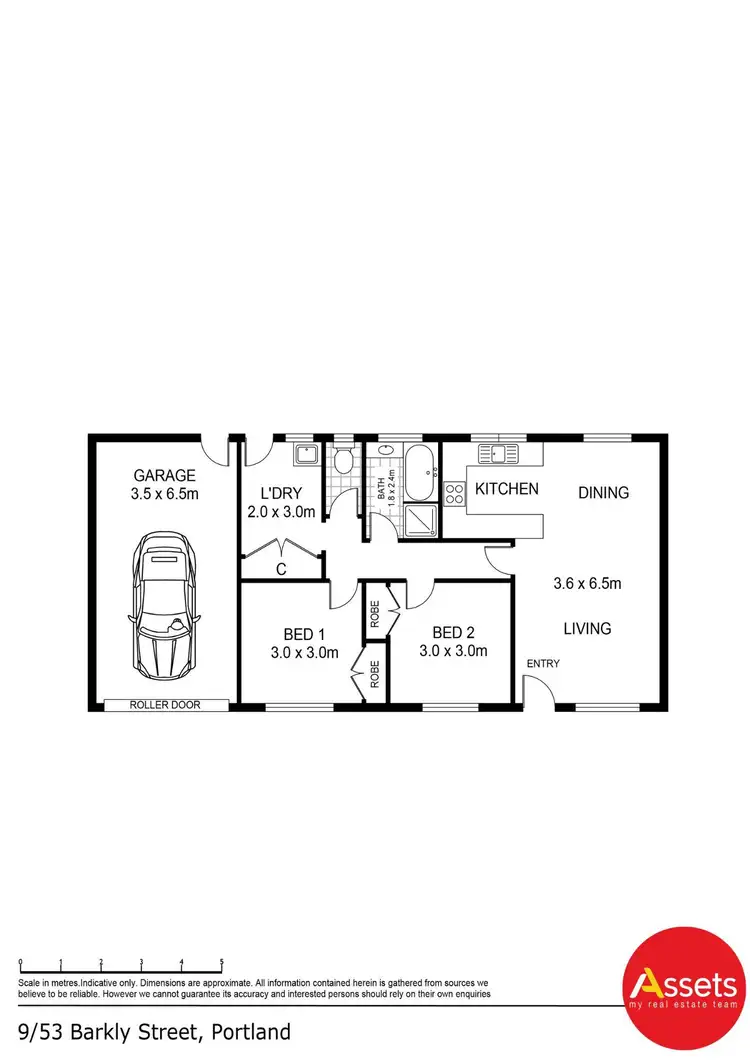 Floorplan of Homely unit listing, 9/53 Barkly Street, Portland VIC 3305
