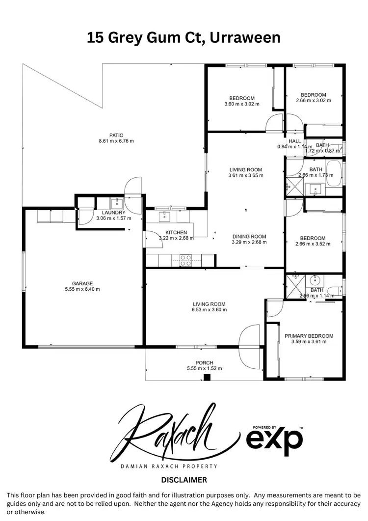 Floorplan of Homely house listing, 15 Grey Gum Court, Urraween QLD 4655