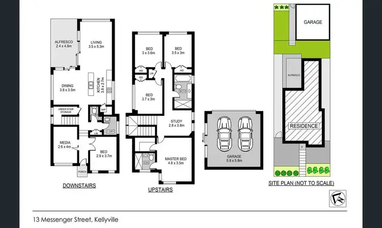 Floorplan of Homely house listing, 13 Messenger Street, North Kellyville NSW 2155