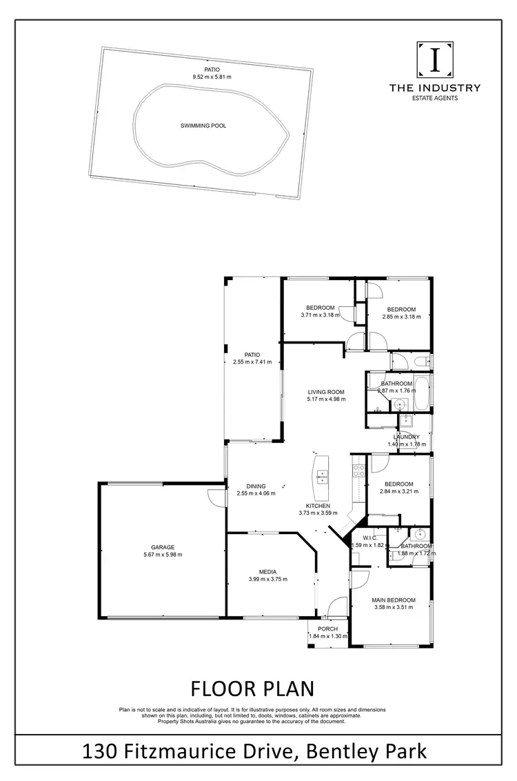 Floorplan of Homely house listing, 130 Fitzmaurice Drive, Bentley Park QLD 4869