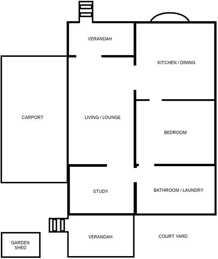 Floorplan of Homely villa listing, 53/1a Cutler Drive, Wyong NSW 2259