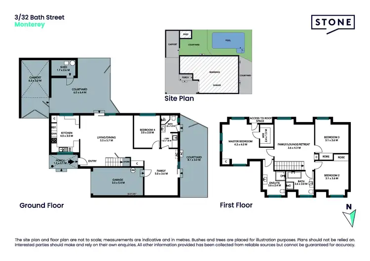 Floorplan of Homely townhouse listing, 3/32 Bath Street, Monterey NSW 2217