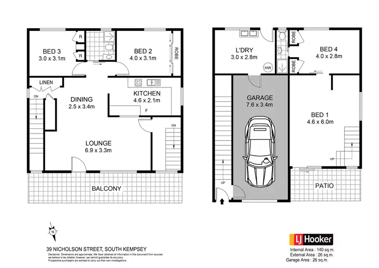Floorplan of Homely house listing, 39 Nicholson Street, South Kempsey NSW 2440