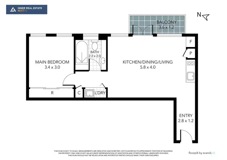 Floorplan of Homely apartment listing, 410/639 Little Bourke Street, Melbourne VIC 3000