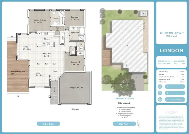 Floorplan of Homely house listing, 33 Inwood Circuit, Merrimac QLD 4226