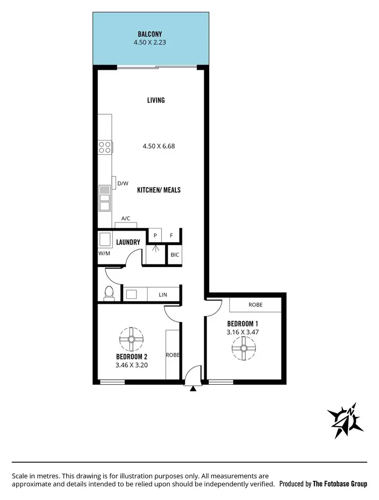 Floorplan of Homely apartment listing, 5/1 Oak Avenue, Tonsley SA 5042