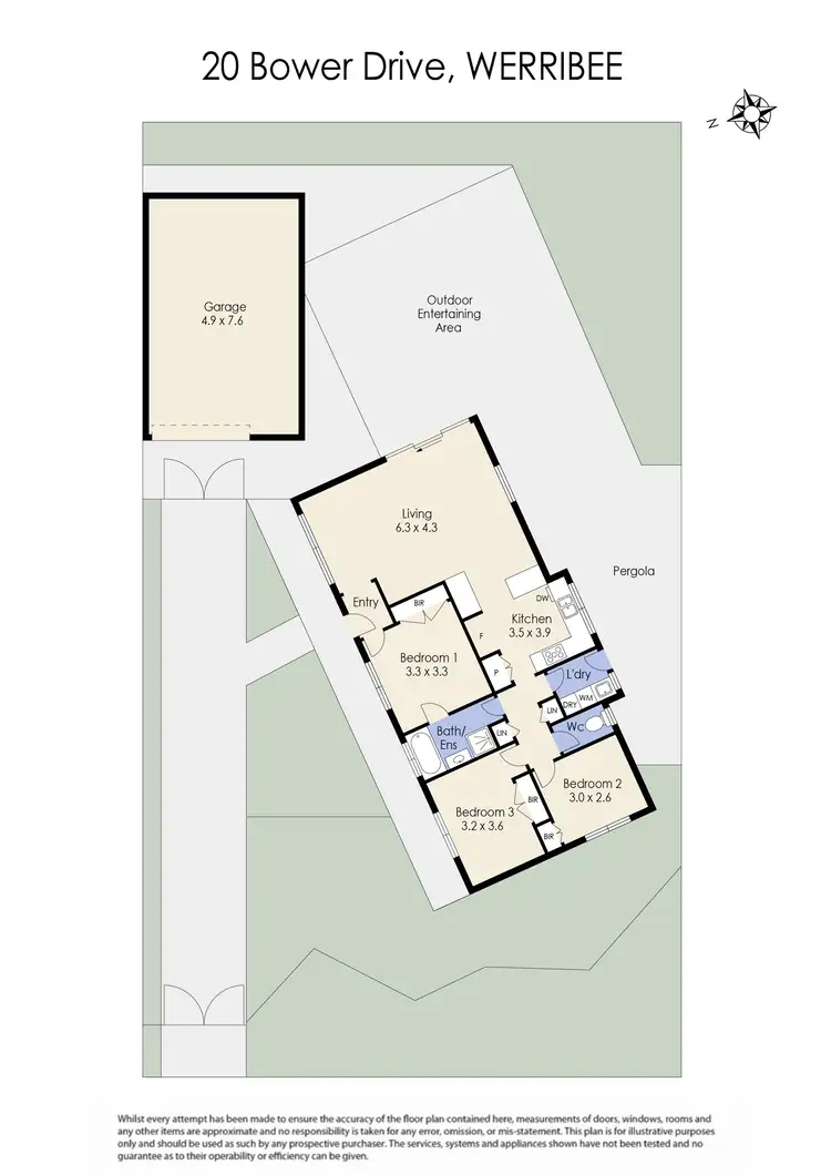 Floorplan of Homely house listing, 20 Bower Drive, Werribee VIC 3030