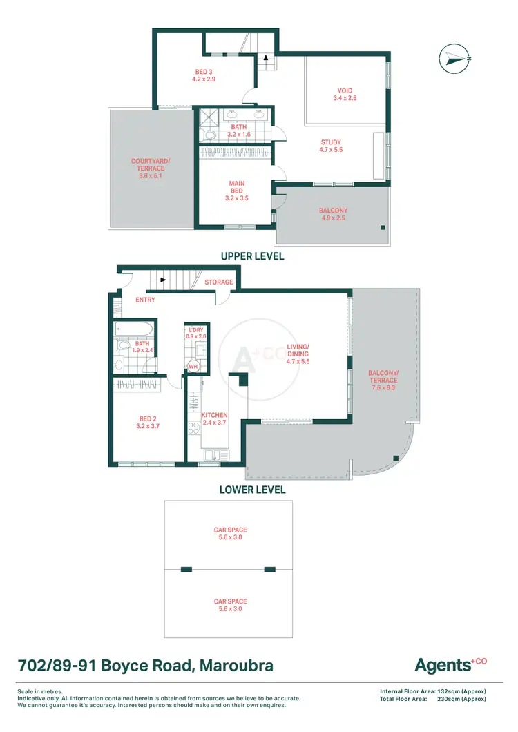 Floorplan of Homely apartment listing, 702/89-91 Boyce Road, Maroubra NSW 2035