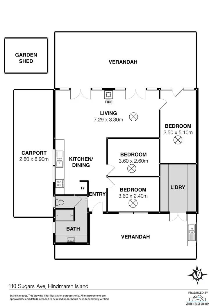 Floorplan of Homely house listing, 110 Sugars Avenue, Hindmarsh Island SA 5214