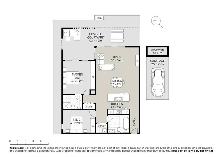 Floorplan of Homely apartment listing, 23/32 Civic Way, Rouse Hill NSW 2155