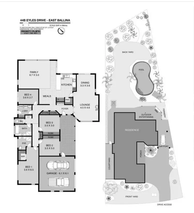 Floorplan of Homely house listing, 44b Eyles Drive, East Ballina NSW 2478