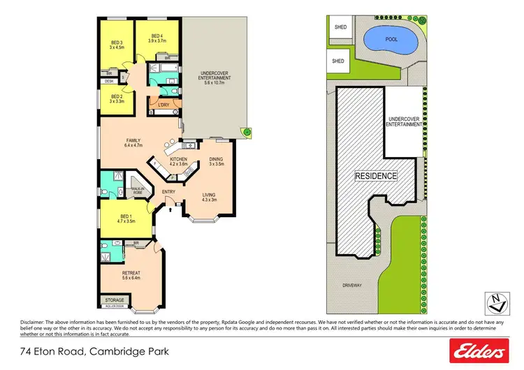 Floorplan of Homely house listing, 74 Eton Road, Cambridge Park NSW 2747