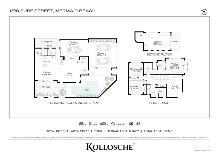 Floorplan of Homely villa listing, 1/29 Surf Street, Mermaid Beach QLD 4218