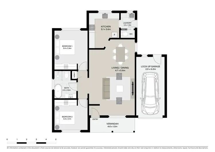 Floorplan of Homely villa listing, 4/19 Stypandra Place, Springwood NSW 2777
