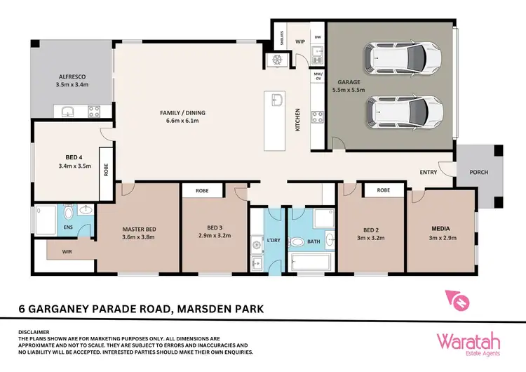 Floorplan of Homely house listing, 6 Garganey Parade, Marsden Park NSW 2765
