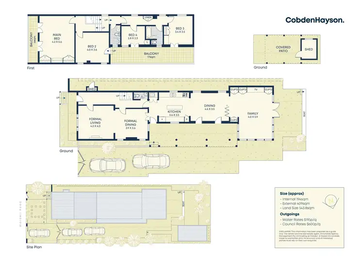 Floorplan of Homely house listing, 93 Wardell Road, Dulwich Hill NSW 2203