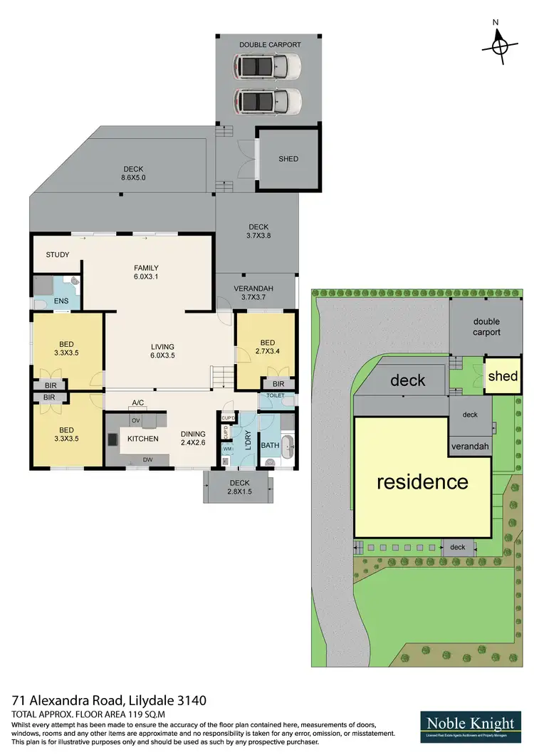 Floorplan of Homely house listing, 71 Alexandra Road, Lilydale VIC 3140