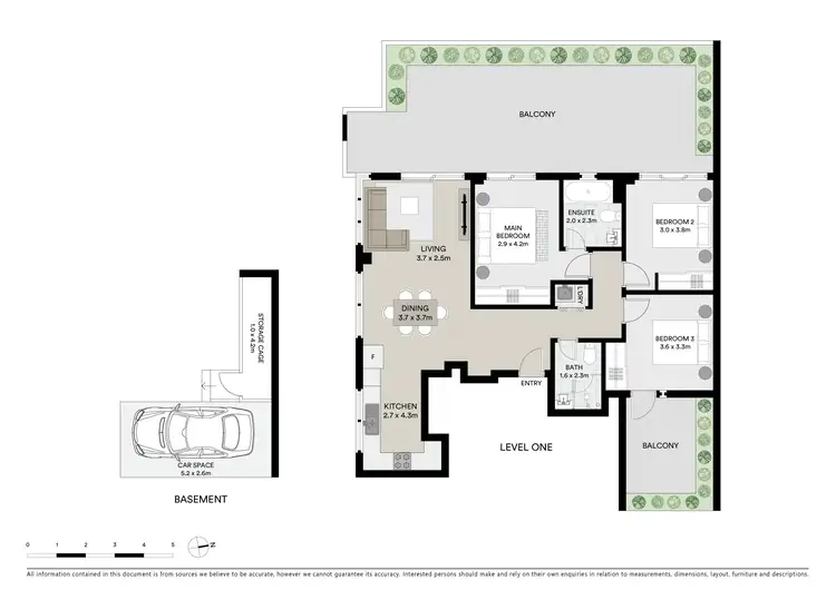 Floorplan of Homely apartment listing, 1/695 Anzac Parade, Maroubra NSW 2035