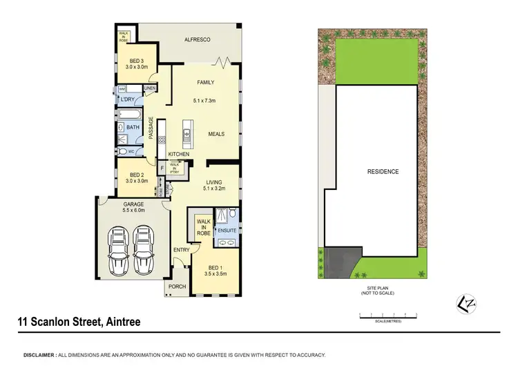 Floorplan of Homely house listing, 11 Scanlon Street, Aintree VIC 3336