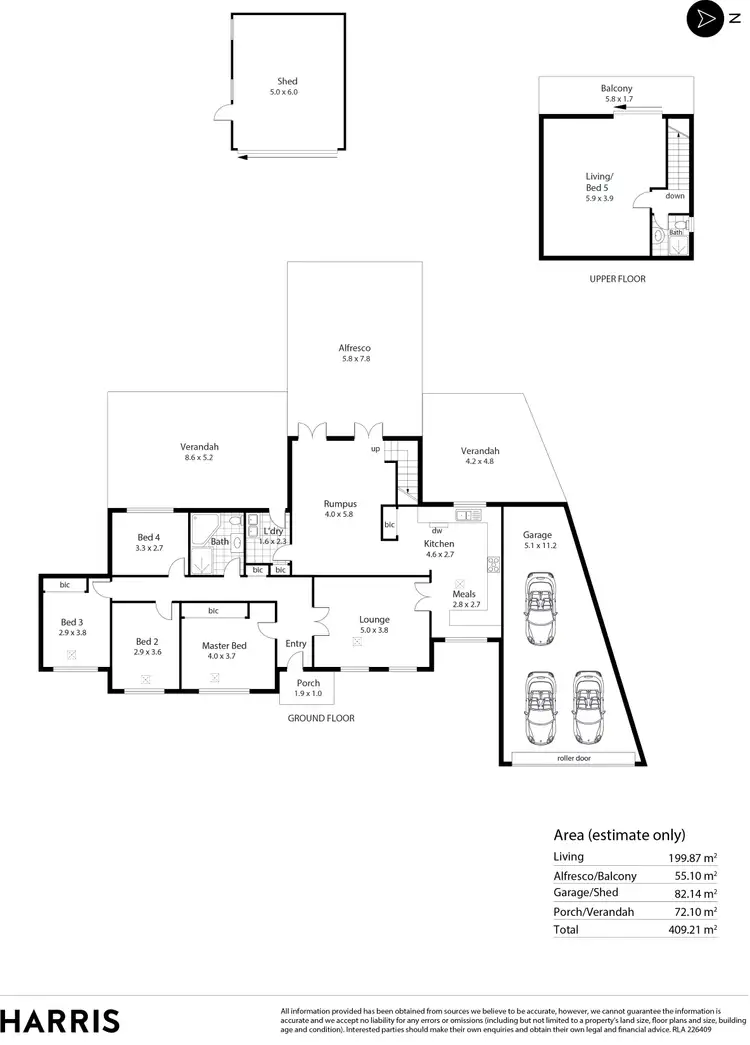 Floorplan of Homely house listing, 17 Drysdale Crescent, Campbelltown SA 5074