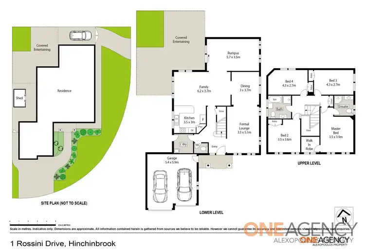 Floorplan of Homely house listing, 1 Rossini Drive, Hinchinbrook NSW 2168
