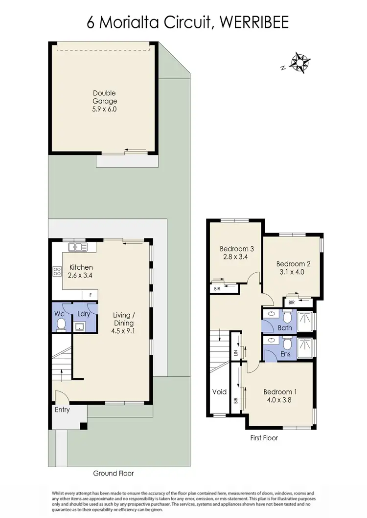Floorplan of Homely house listing, 6 Morialta Circuit, Werribee VIC 3030