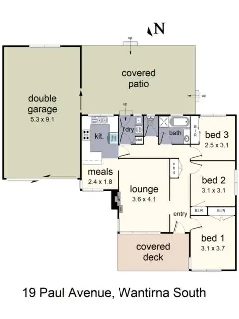 Floorplan of Homely house listing, 19 Paul Avenue, Wantirna South VIC 3152