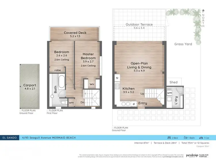 Floorplan of Homely unit listing, 4/93 Seagull Avenue, Mermaid Beach QLD 4218